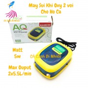 Máy sục sủi khí oxy 2 vòi 5W AQ AQ950A cho hồ cá