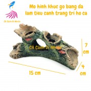 Mô hình khúc gỗ giả bằng đá trang trí hồ cá 8820