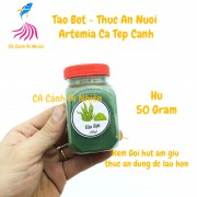 Tảo bột xoắn - Thức Ăn Nuôi Artemia Cá Tép Cảnh hũ 50 gram