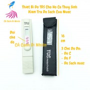 Thiết bị đo, bút đo TDS-3 đo độ sạch của nước cho hồ tép thủy sinh kèm bao da