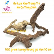 Cành gỗ lũa khô trang trí bể cá hồ thủy sinh làm tiểu cảnh 100 gram