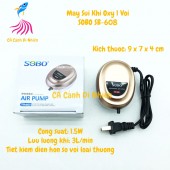 Máy sục sủi khí oxy 1 vòi 1.5W SOBO SB-608 cho hồ cá