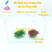 Bể kính SIÊU TRONG 40x23x25 cm - Hô kiếng nuôi cá cảnh thủy sinh