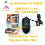 Máy sủi Oxy Siêu Êm 1 vòi KOTOBUKI SA-1200S cho hồ cá 30 LÍT CAM