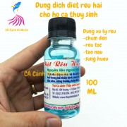 Dung dịch diệt rêu chùm đen CÁ XINH 100 ML cho hồ thủy sinh