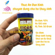 Thức ăn dán kính RELIVE 50 gram cho cá cảnh hũ 100 viên