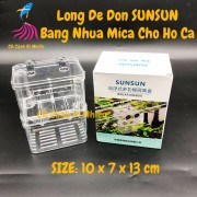 Lồng đẻ đơn SUNSUN SX-14 size 10x7x13 cm bằng mica cho hồ cá