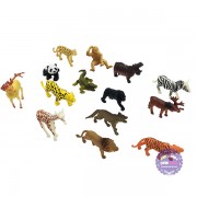 Bộ đồ chơi các loài thú rừng 14 con bằng nhựa Animal Kingdom