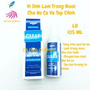 Vi sinh làm trong nước CLEAR cho hồ cá và tép cảnh KOIKA 105 ML
