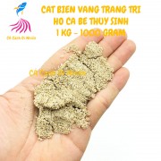 Cát BIỂN VÀNG hạt mịn 1Kg trải nền trang trí hồ cá cảnh thủy sinh