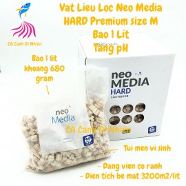 Vật liệu lọc Neo Media - HARD Premium size M 1 Lít tăng pH cho hồ cá