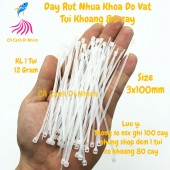 Dây rút nhựa 10 cm trắng thít nhựa HUADA lạc nhựa khóa đồ