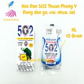 Keo Dán 502 Thuận Phong V dùng dán gỗ, vải, nhựa, sắt 10 gram