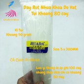 Dây rút nhựa 30 cm trắng thít nhựa HUADA lạc nhựa khóa đồ