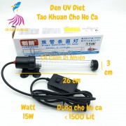 Đèn UV diệt tảo diệt khuẩn 15W cho hồ cá dưới 1500 Lít Sterilization King