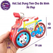 Két Sắt Cho Bé Đựng Tiền Mini Hình Xe Đạp P-19