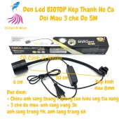 Đèn led thủy sinh BIOTOP đổi màu 3 chế độ kẹp thành hồ cá SD-300 5W