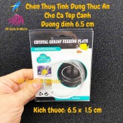 Chén Tép Thuỷ Tinh - Chén đựng thức ăn hình TRÒN cho cá tép cảnh 6.5cm
