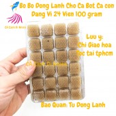 BOBO ĐÔNG LẠNH dạng vỉ 24 viên 100 gram bo bo cho cá bột cá con
