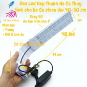 Đèn LED chữ Y màu trắng ĐỔI MÀU kẹp thành hồ cá thủy sinh cho bể 40-50 cm Y250