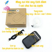Máy sủi oxy TÍCH ĐIỆN 1 vòi 1W SOBO A-310 cho hồ cá nút cảm ứng