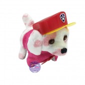 Đồ chơi chú chó đội nón bảo hộ biết đi và sủa dùng pin có đèn