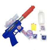 Hộp đồ chơi súng shotgun bắn đạn xốp đạn nước Đội trưởng Mỹ