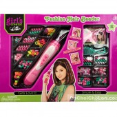 Hộp đồ chơi làm lọn tóc đính cườm Hair Beader