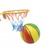 Bộ đồ chơi ném bóng rổ treo tường túi lưới bằng nhựa