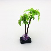 Mô hình cây dừa nhựa trang trí hồ cá cảnh size 10CM