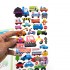 Hình dán sticker nổi 3D hình các loại xe công trình