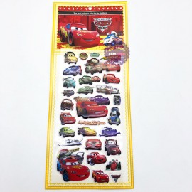 Hình dán sticker nổi 3D hình các loại xe hơi Cars