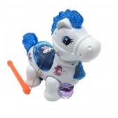 Lồng đèn trung thu chú ngựa chạy pin có đèn nhạc