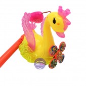 Lồng đèn trung thu thiên nga chong chóng dùng pin có đèn nhạc