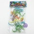 Bộ đồ chơi 8 chú khủng long dạ quang bằng nhựa Dino World