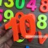 Vỉ đồ chơi bộ chữ số lớn bằng nhựa