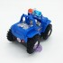 Hộp đồ chơi xe jeep cảnh sát nhào lộn dùng pin bánh lật