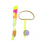 Đồ chơi ná bắn chong chóng xoay có đèn led bắn bằng thun