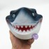 Hộp đồ chơi rối bàn tay cá mập trắng 3D bằng nhựa mềm
