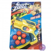 Vỉ đồ chơi súng bắn bóng nhựa 5 banh