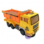 Hộp đồ chơi xe ben 6 bánh chạy pin đèn 3D có nhạc