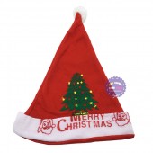 Mũ (nón) ông già Noel bằng vải nỉ mỏng