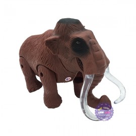 Hộp đồ chơi voi ma mút 2 ngà đèn chạy pin có nhạc