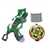 Hộp đồ chơi súng bắn đạn mút xốp mềm người khổng lồ xanh