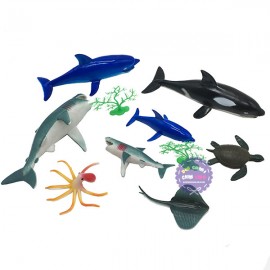 Bộ đồ chơi các loài sinh vật biển bằng nhựa Natural World