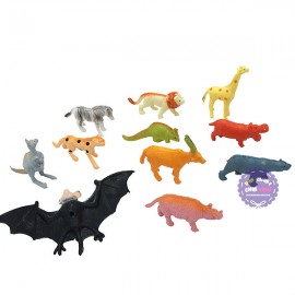 Bộ đồ chơi các loài thú rừng nhỏ bằng nhựa Thành Lộc