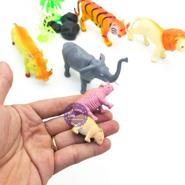 Bộ đồ chơi mô hình thú rừng SƯ TỬ đại bằng nhựa