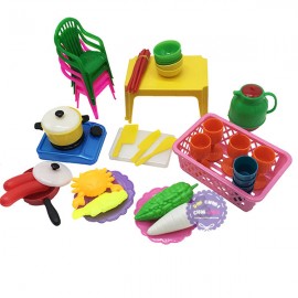 Bộ đồ chơi đồ hàng bàn ghế nấu ăn bằng nhựa Vĩnh Phát