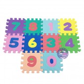 Bộ đồ chơi 10 miếng xốp ghép lót sàn hình chữ số 0-9 14.5x14.5