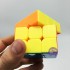 Vỉ đồ chơi Rubik Magic Cube trơn 3 hàng 3x3 bằng nhựa YJ8502